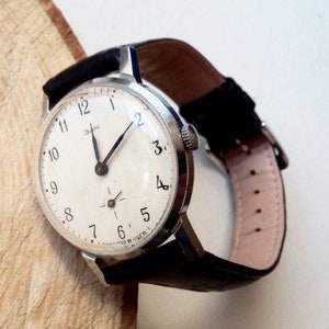 Vintage men&#39;s watch &quot;ZIM&quot; ,made in USSR, watch soviet,Retro watch, Wrist watch,Mechanical watch,Working watch,Old watch,