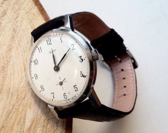 Vintage men&#39;s watch &quot;ZIM&quot; ,made in USSR, watch soviet,Retro watch, Wrist watch,Mechanical watch,Working watch,Old watch,