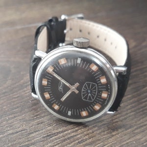 Vintage men&#39;s watch &quot;ZIM&quot; ,made in USSR, watch soviet,Retro watch, Wrist watch,Mechanical watch,Working watch,Old watch