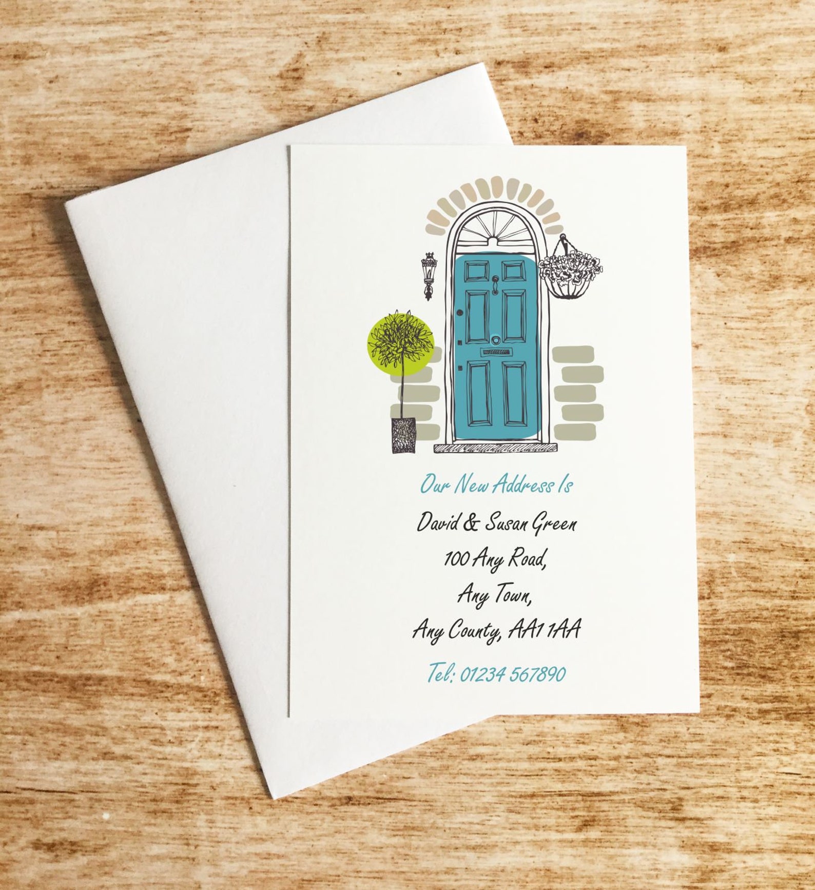 Personalised Change Of Address Cards Envelopes Included Etsy UK