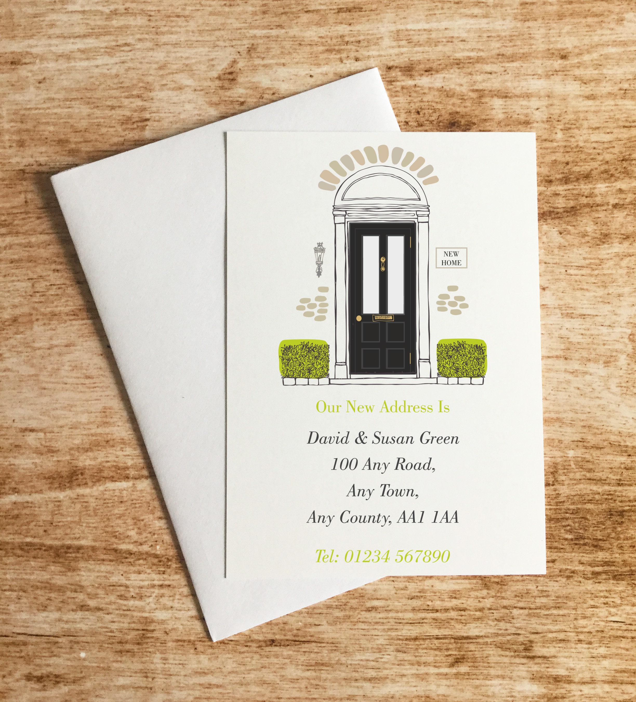 Personalised Change of Address Cards Envelopes Included Etsy UK