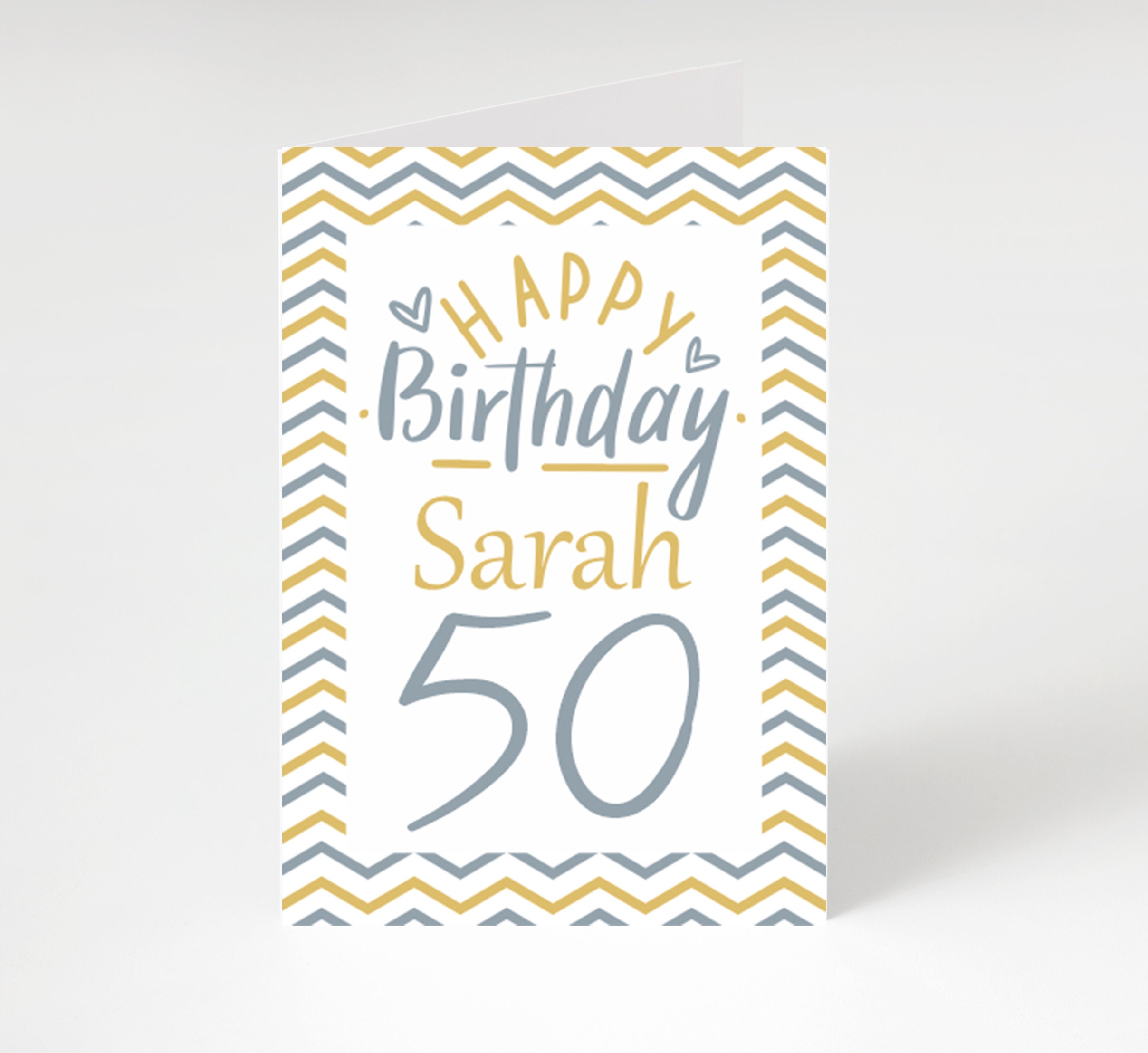 Personalised Birthday card envelope included Etsy