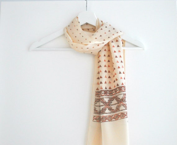 vintage desiger scarf Claude d'Alban Paris