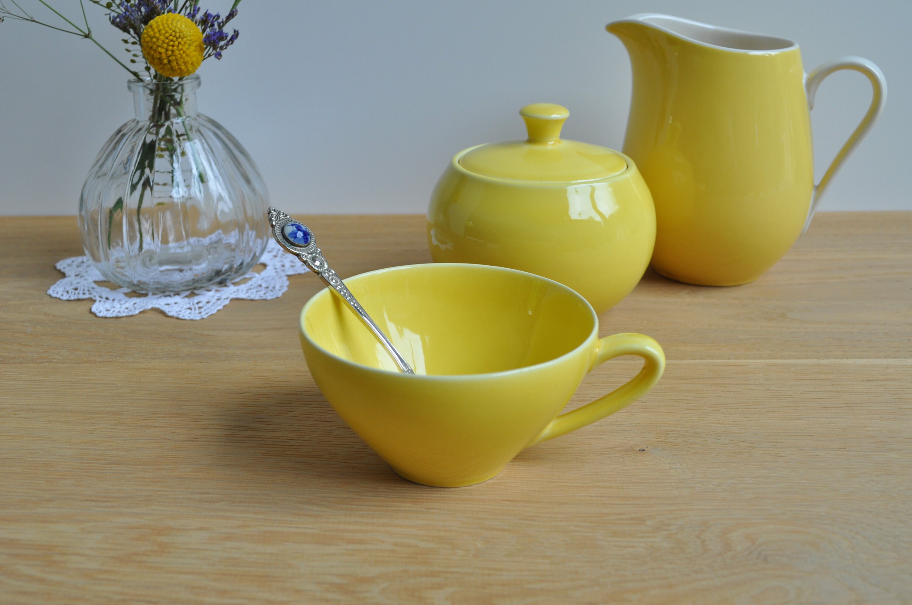 Villeroy and Boch yellow coffee cup or teacup espresso Etsy