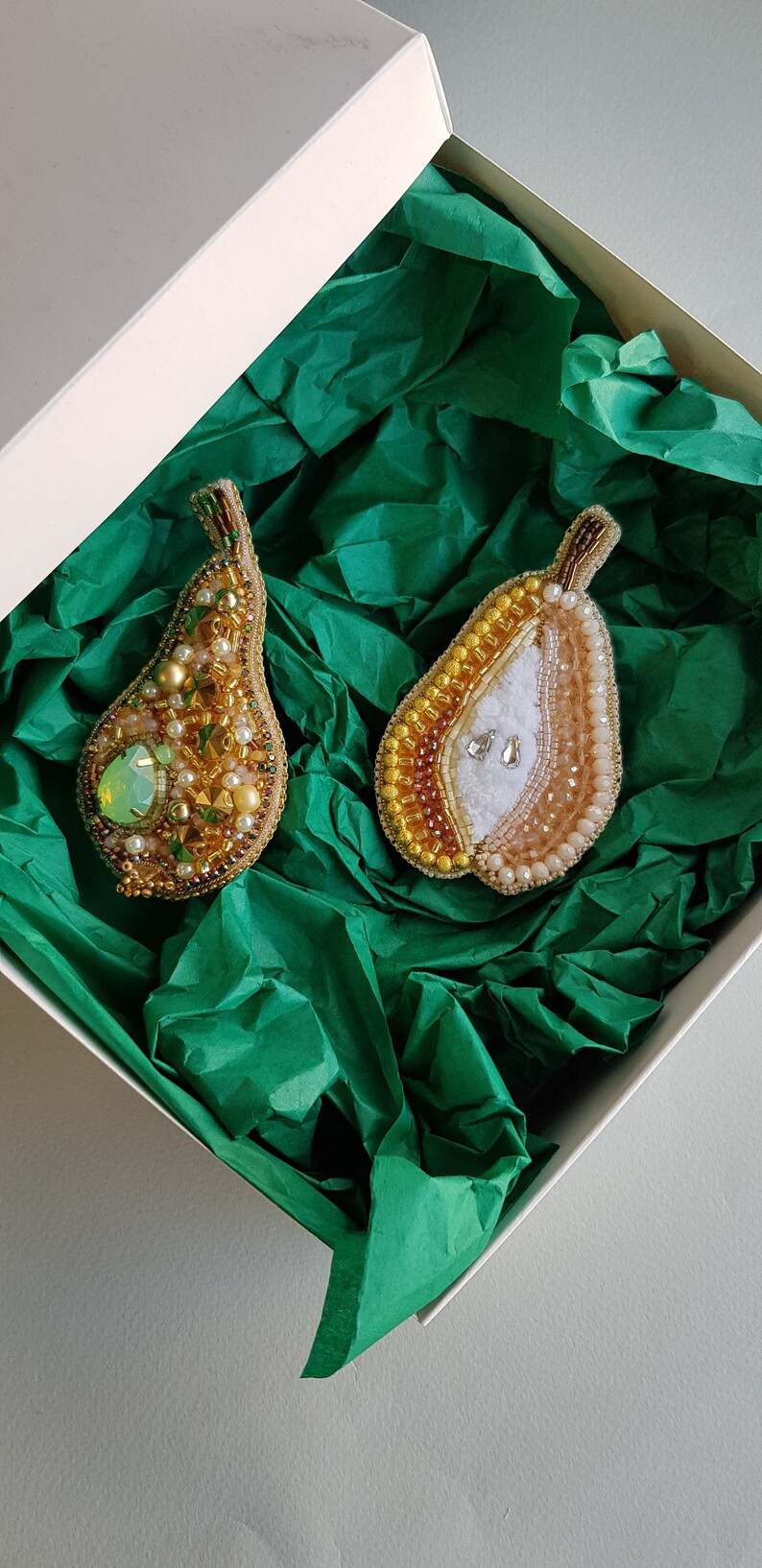Broche Plante Fruit YAZILIND - Accessoire Vêtement Alliage Strass, Design Huile Dégoulinante