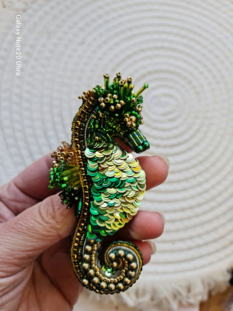 seahorse brooches for women, nature jewelry image 5