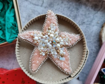 starfish brooch, ocean jewelry gift for mother's day