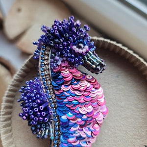 seahorse brooches for women, nature jewelry image 2