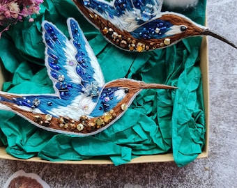 broche de pájaro, joyería de la naturaleza, regalo del día de las madres