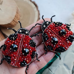 Chanel ladybug earrings deals