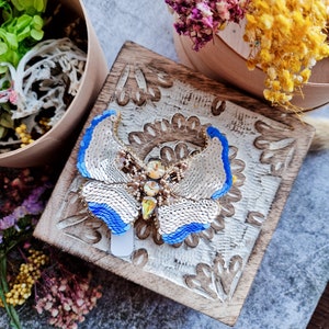 Alfiler de mariposa, Broche de insectos, Joyería artesanal única