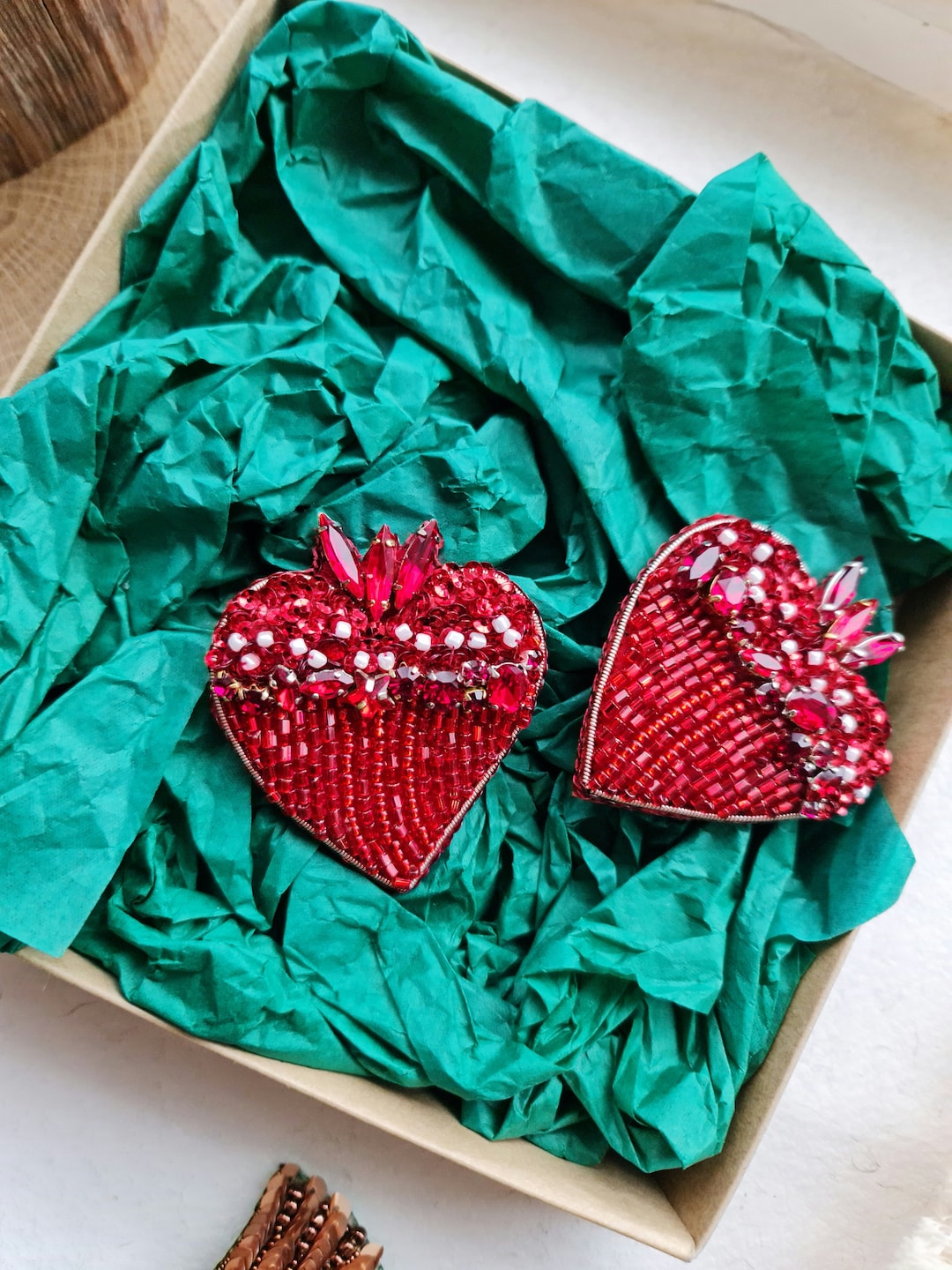 12 Broches En Cœur émail Rouge - Accessoire Mode Pour Vêtements, Sacs, Chapeaux | Cadeau Saint-Valentin Romantique - 5