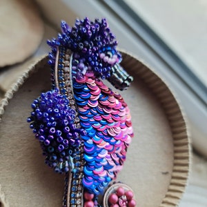 seahorse brooches for women, nature jewelry image 3