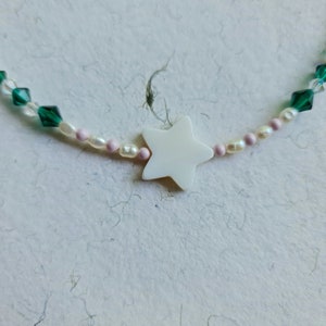 Necklace with Mother Pearl Star and Braslet image 3