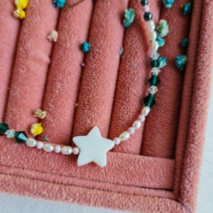 Necklace with Mother Pearl Star and Braslet image 2