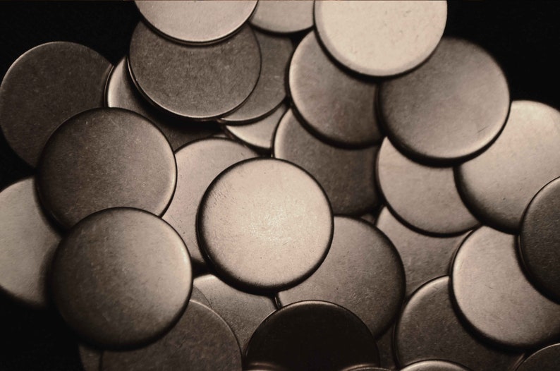 Blanks for minting coins coinage. Brass copper cupronickel | Etsy