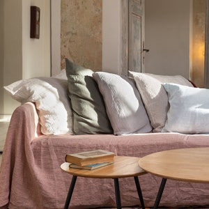 Softened Linen Pillow Case: Envelope Closure, Custom Sizes