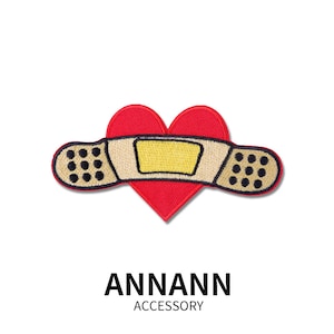 band-aid iron on patch handmade embroidered patch