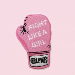 GIRL POWER Feminist patch large patch back patch iron on patch embroidered patch sew on patch for jacket cowboy coat T-shirt punk badge