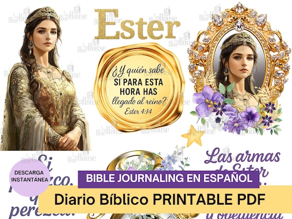 Bible Journaling en Español: Reina Ester Devotional (PDF)
