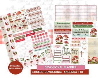 Christian Planner Stickers: Daily Spiritual Journal, Prayer & Bible Study (PDF Download)