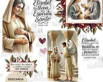 Bible Journaling de Elisabet | Madre de Juan el Bautista | Estudio Bíblico para Mujeres