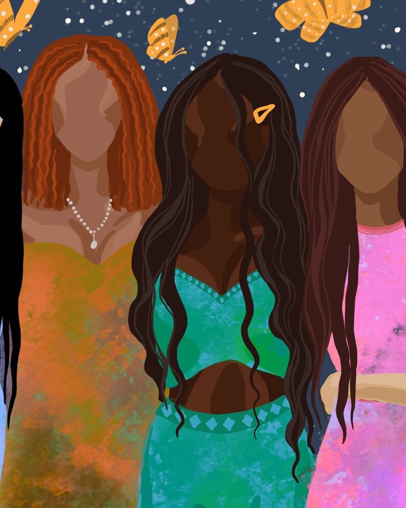 FRIENDSHIP Fine Art Print Women Friends Love Diverse - Etsy