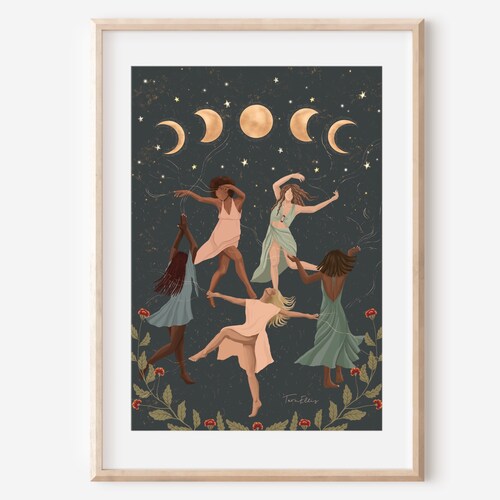 AUTUMN MAGIC - Fine Art Print Magical Fall Scene Cosy Winter
