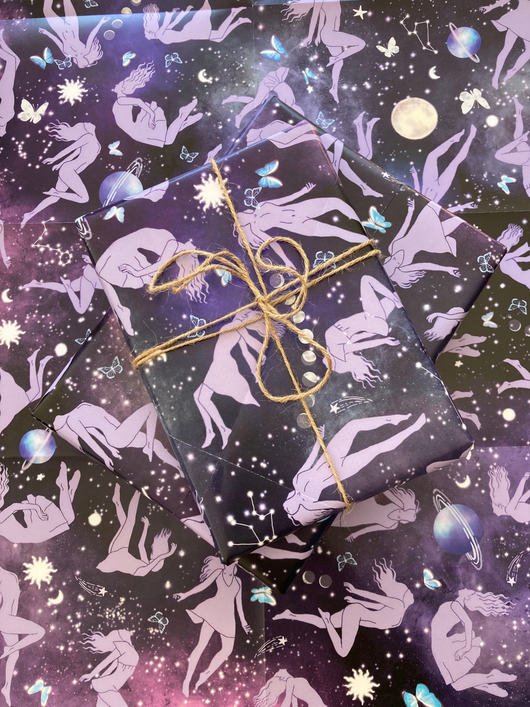 CELESTIAL WRAPPING PAPER Premium Quality Cosmic Gift Wrap - Etsy