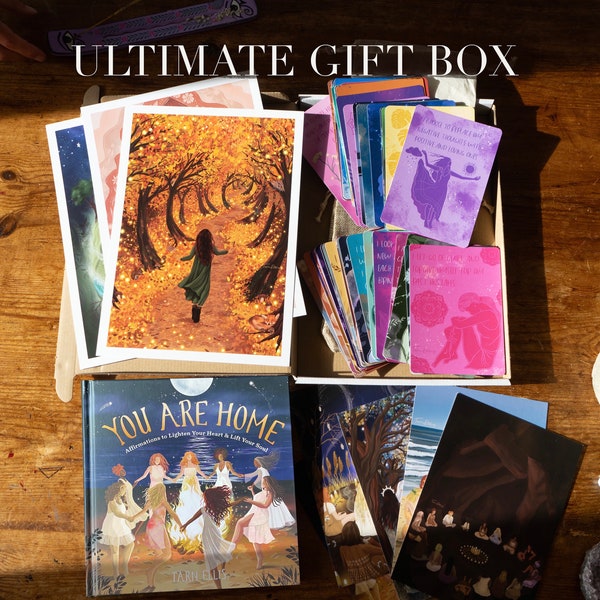 ULTIMATE GIFT BOX , collection of art, prints, affirmation cards, wisdom book