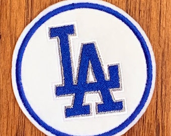 thumbnail image 2 of Vintage Los Angeles Dodgers Iron On Patch – Original Baseball Team Embroidered 2 of 4