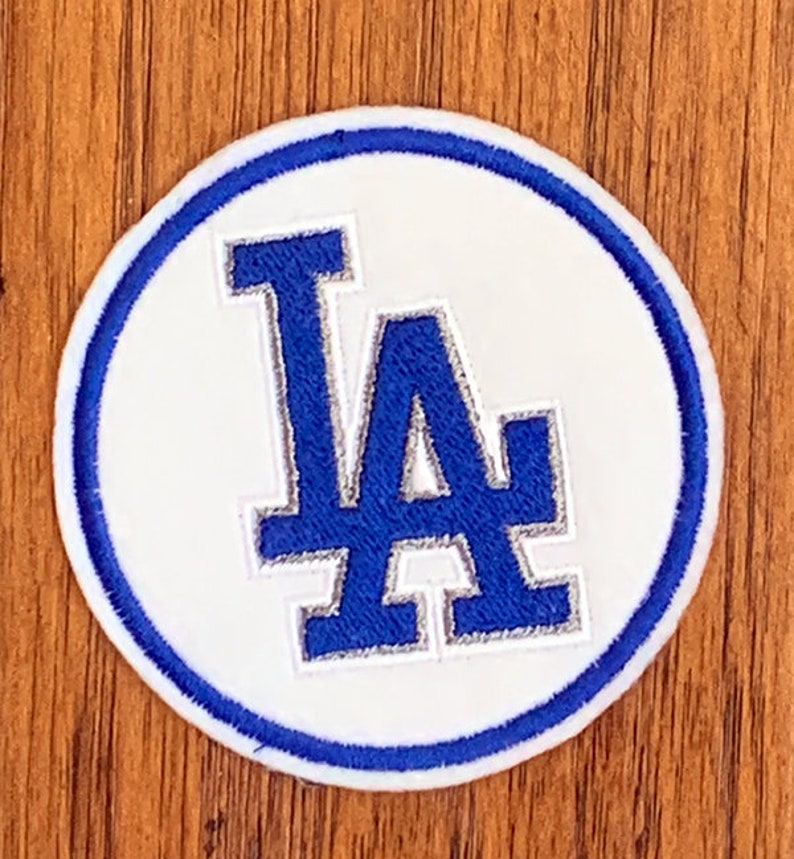 Los Angeles Dodgers Ironon Team Logo Patch Multiple Sizes Etsy