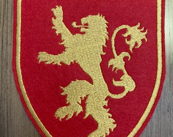 Pritties Accessories Véritable HBO Game of Thrones Lannister House Badge Sigil Bouton Insigne épingle