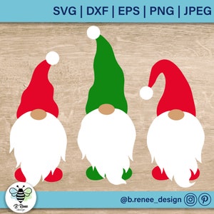 Christmas Gnomes SVG | Santa Gnomes SVG | Holiday Gnomes | Christmas Gnomes Clip Art | Christmas SVG | Christmas Gnomes png | Holiday Decor