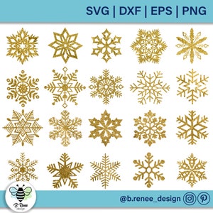 Snowflake SVG Bundle | Christmas Ornament SVG Bundle | Snowflake Ornament SVG | Christmas svg | Snowflake svg | Christmas Decor | Winter svg
