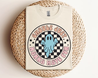 Retro Halloween Ghost SVG: Ghouls Just Wanna Have Fun (Digital Download)