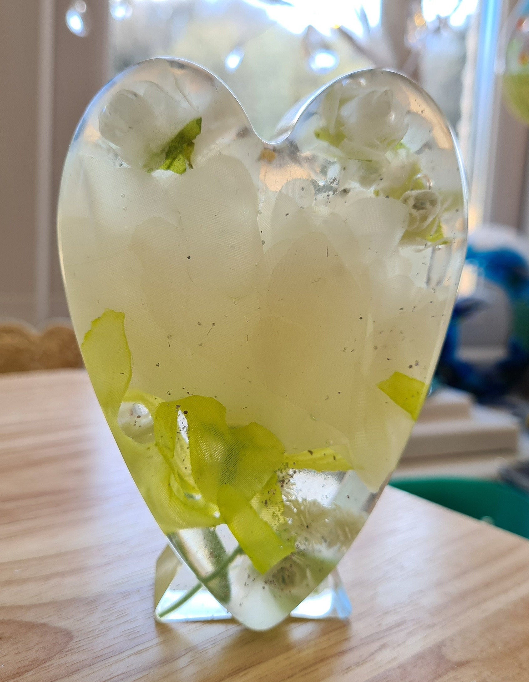 Resin Letters 4.5 Custom Filled Flowers Ashes Objects Etsy UK