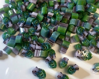 Distel Blume Murrine Vitrigraph Blütenknospe Limited Edition Fusing Glass Scheiben 90COE 25 Gramm Bullseye Projects Sun Catchers Schmuck