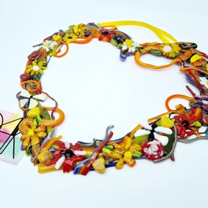 Glass Floral Heart Wreath Fused Glass Large Ornament Hanging Handmade Cornish Glass Home Décor, Made to Order Colours Theme to Choose Custom