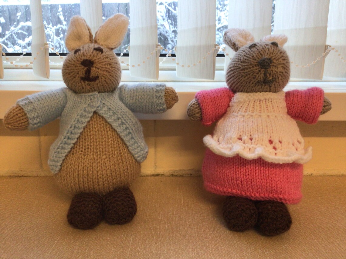 Hand knitted toys Etsy