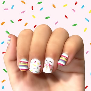 Kids Carmela&#39;s Unicorn Nail Wraps (ages 5-10)