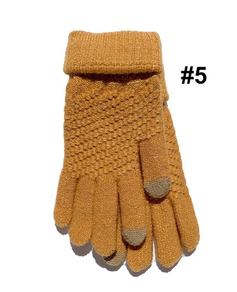 Touch Screen Gloves #5 Rusty Yellow