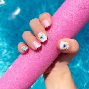 A Touch of Magic Nail Wraps / Disney Nails / Mickey Nail Wraps/ Minnie Nail Wraps/ Rainbow Mickey