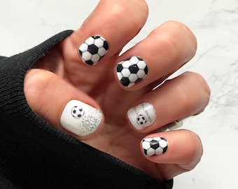 Just Kickin&#39; It!  Nail Wraps /Soccer Nail wraps