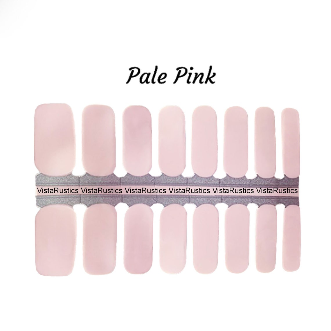 Pale Pink Nail Wraps / Pink Nails / Light Pink Nail Wraps/ | Etsy