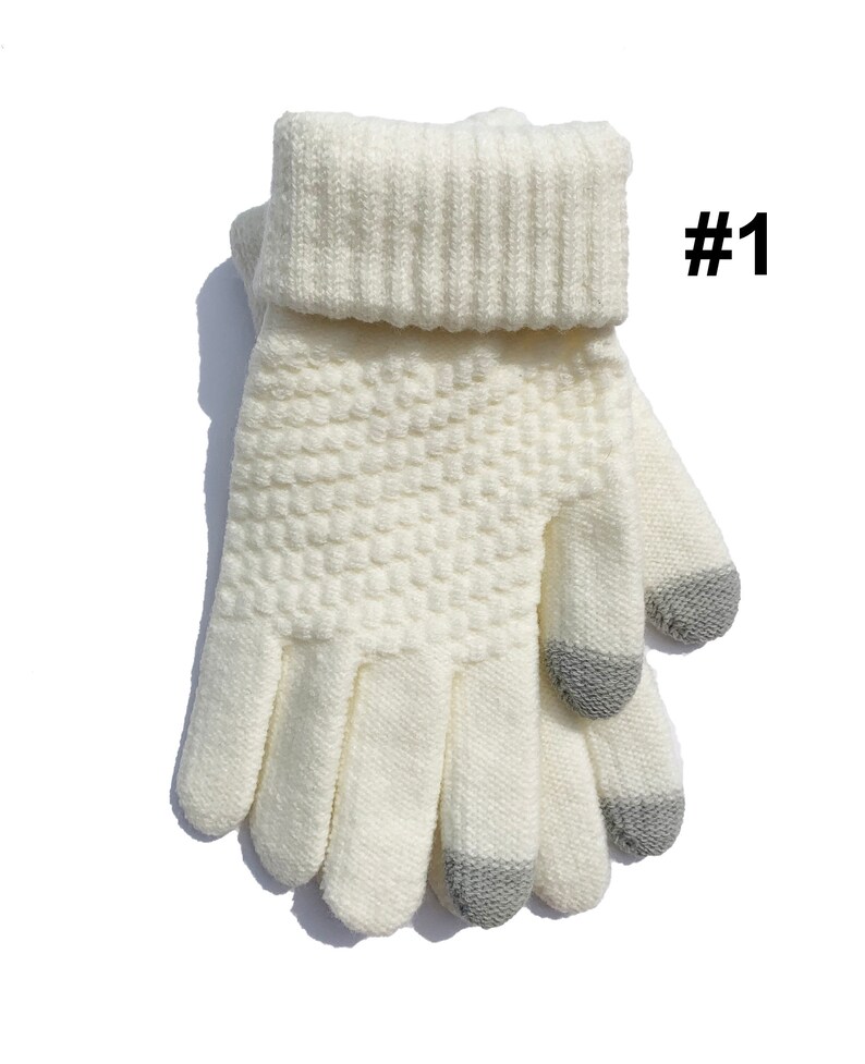 Touch Screen Gloves # 1 White