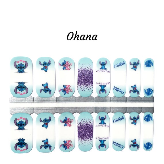 ÖHana nail Aloha Ohana Nail Wrap – Wrapcity Nails