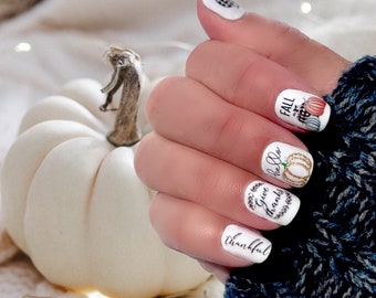 Hej höst nagelwraps / pumpa nagelwraps
