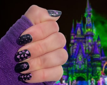 Queen of Mean Nail wraps/ Halloween nail wraps