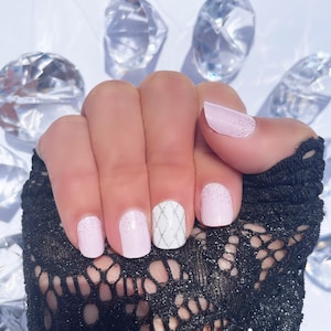 Dazzling Diamond Nail Wraps 100% Nail Polish Strips Nail Stickers